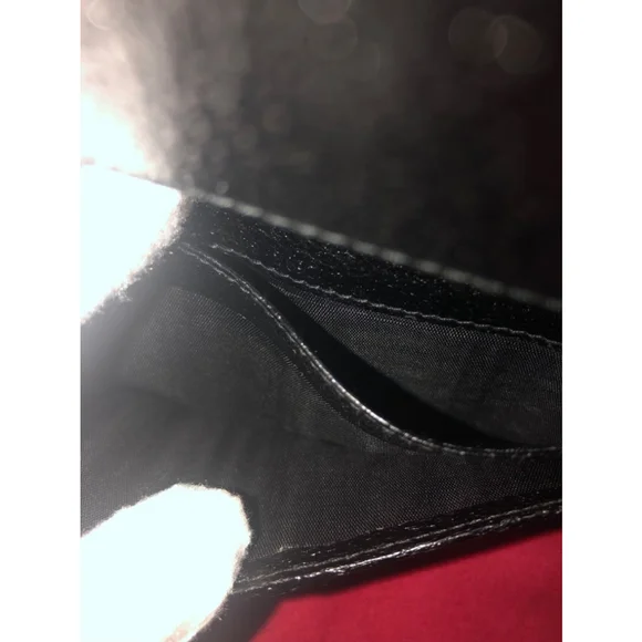 GUCCI Vintage G Clasp Lambskin Leather Long Wallet, Authentic , Vintage